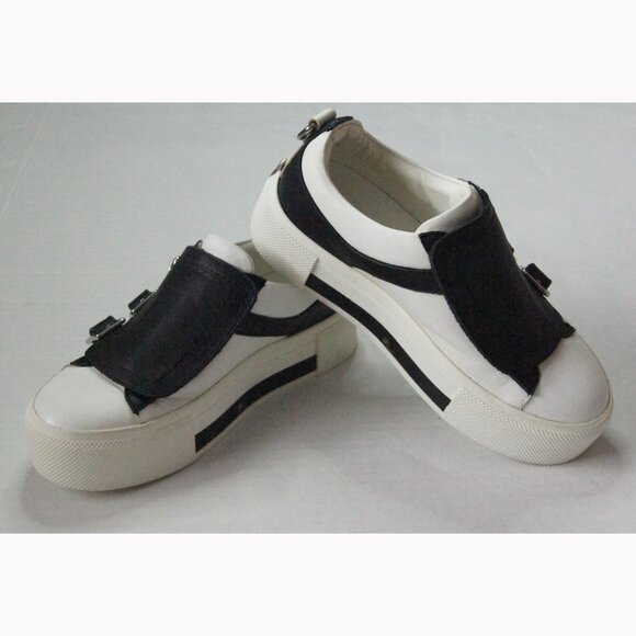 Alexander McQueen White Leather Sneakers - Picture 11 of 16